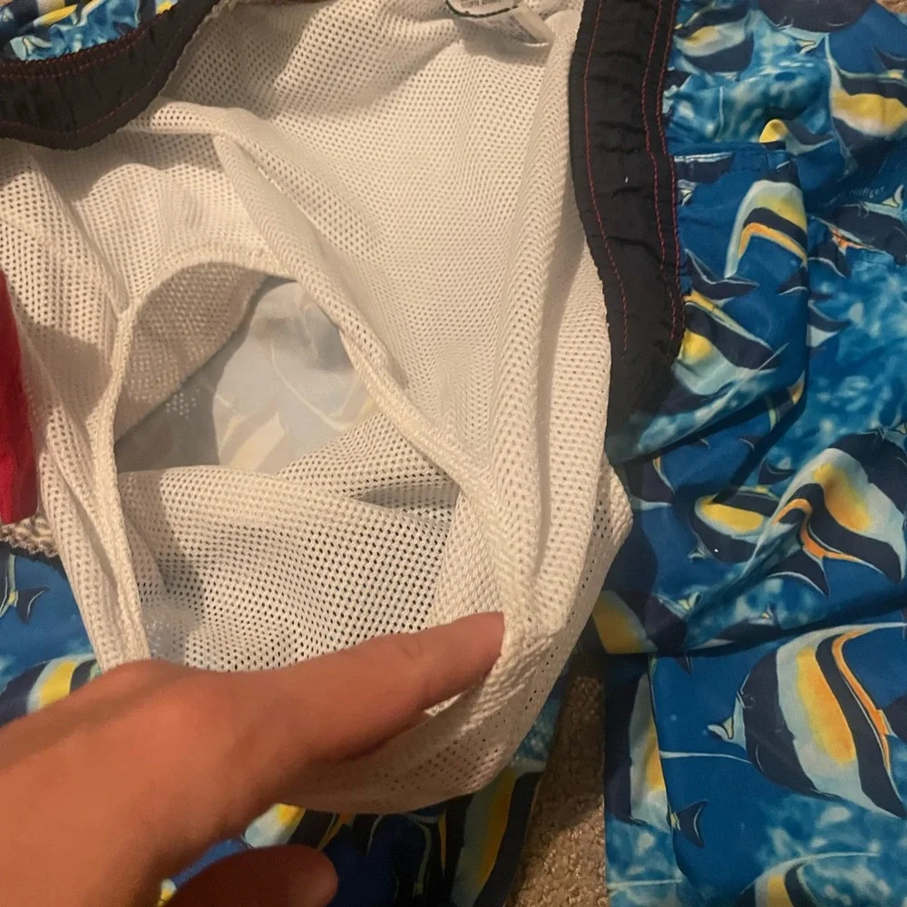 Tommy Hilfiger‎ Vintage Hawaiian Fish Trunks XL